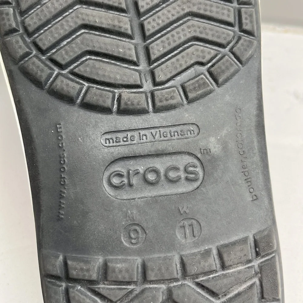 CROCBAND CLOG Size: 9‎ Color: Black Excellent Condition